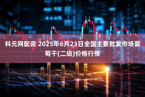 科元网配资 2025年6月23日全国主要批发市场葡萄干(二级)价格行情